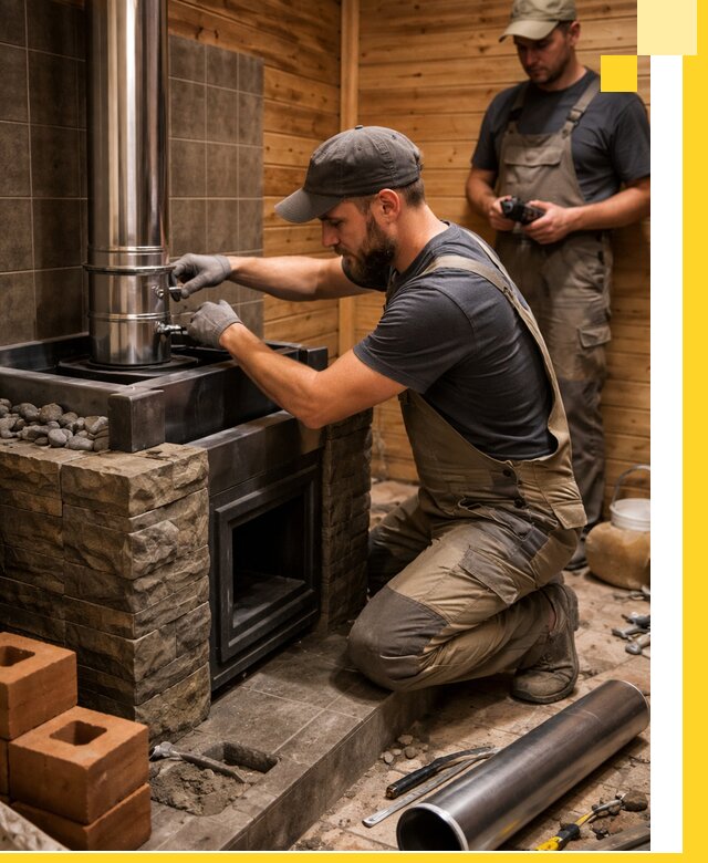 Изготовление и установка банных печей под ключ в Дзержинске