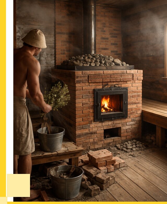 Кирпичные банные печи в Дзержинске от 91503 р. | ЭриданДзр