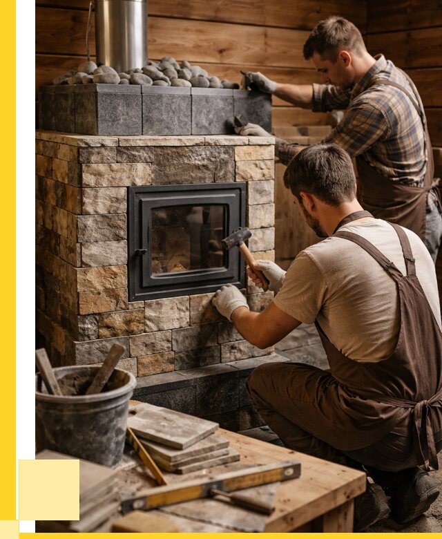 Облицовка банной печи в Дзержинске от 15251 р. | ЭриданДзр