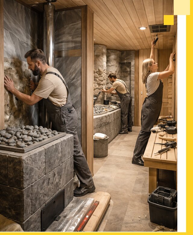 Строительство бань и SPA процедур в Дзержинске под ключ и отделкой