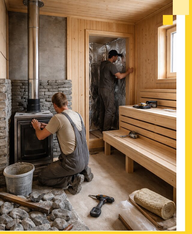 Строительство и изготовление бань под ключ в Дзержинске