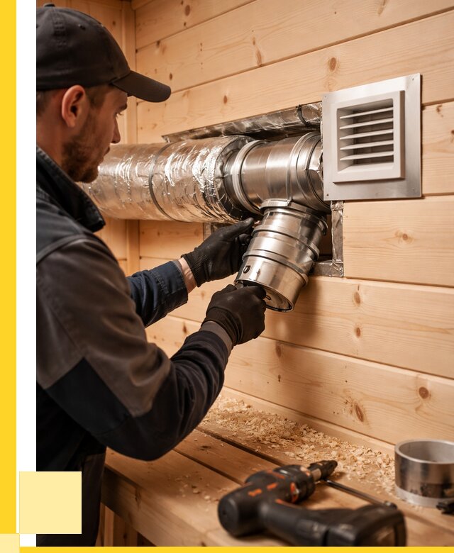 Монтаж вентиляции бани в Дзержинске от 12200 р. | ЭриданДзр