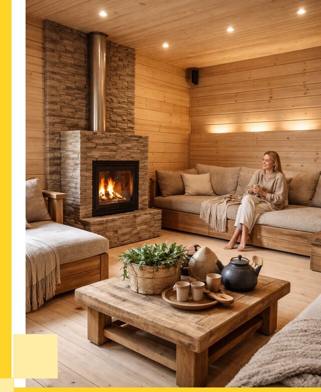 Проект бани с комнатой отдыха в Дзержинске от 35585 р. | ЭриданДзр