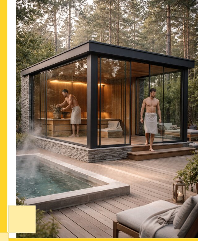 Стеклянные бани и двери в Дзержинске от 457515 р. | ЭриданДзр