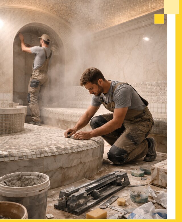 Профессиональный дизайн хамама и SPA под ключ в Дзержинске