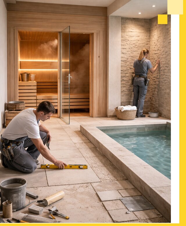 Комплексный дизайн и отделка интерьеров SPA под ключ в Дзержинске